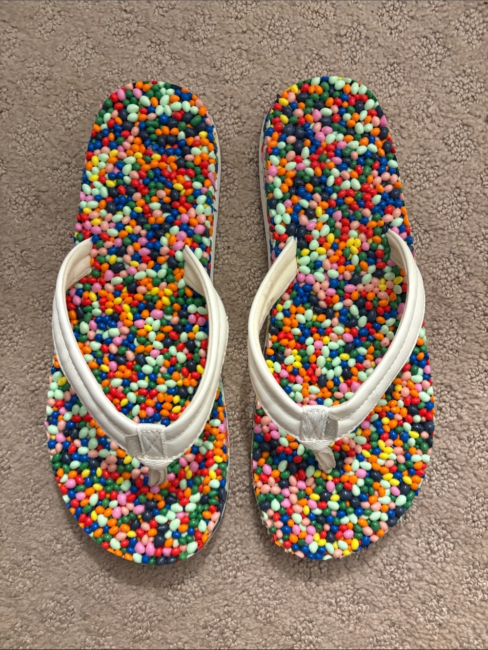 Ladies Sanuk Confetti Flip-Flops